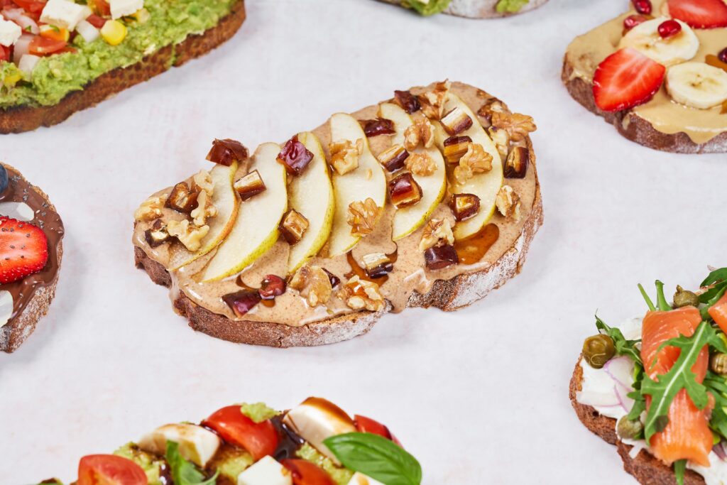 Sliced Apples and Peanut Butter