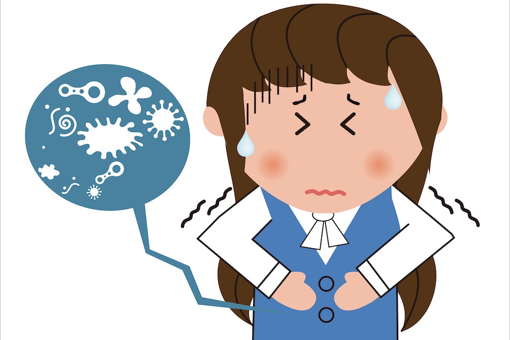 Illustrations of a kid experiencing stomach pain Illustrations of a kid experiencing stomach pain