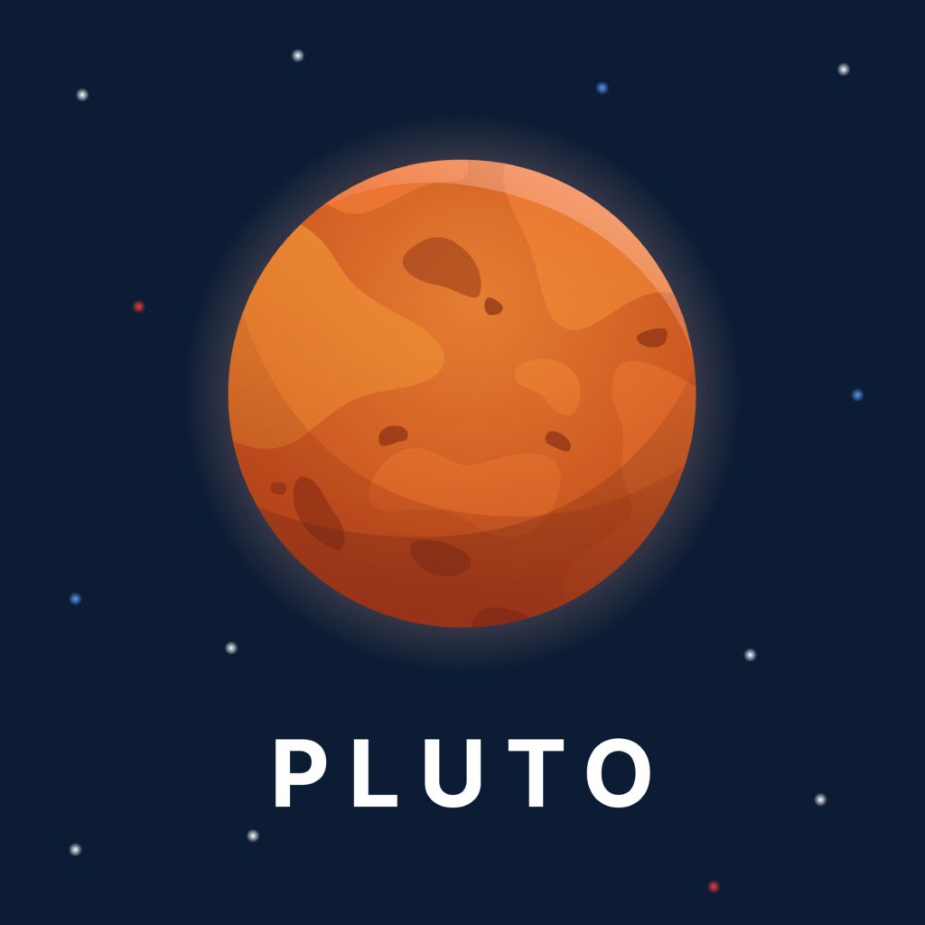 Illustration of Pluto Illustration of Pluto